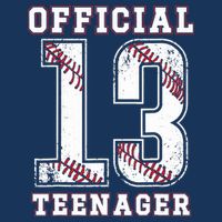 13th Birthday Boy Party Baseball Teenage Visor