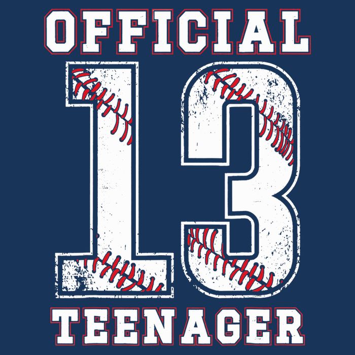 13th Birthday Boy Party Baseball Teenage Visor
