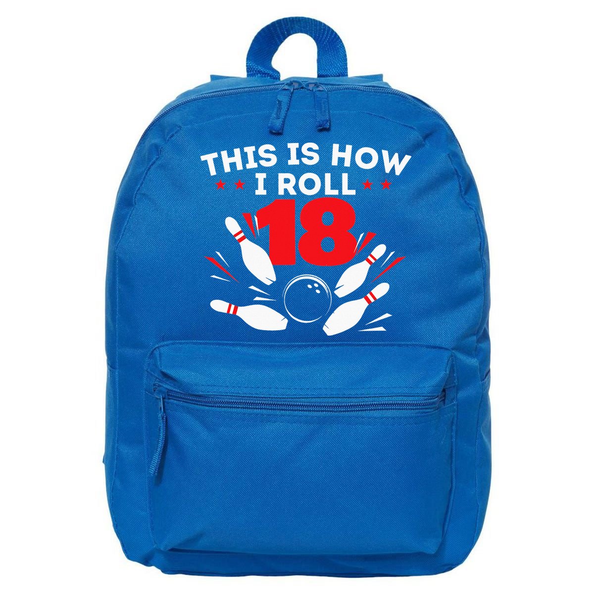 18th Birthday Bowling Lover 18 Years Old Bday 16 in Basic Backpack