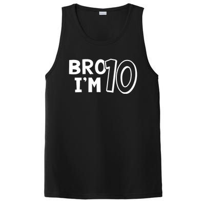 10th Birthday Boy Bro I’m 10 Year Old Ten Tenth Party PosiCharge Competitor Tank