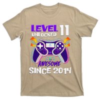 11th Birthday Boy Level 11 Unlocked Awesome Since 2014 T-Shirt