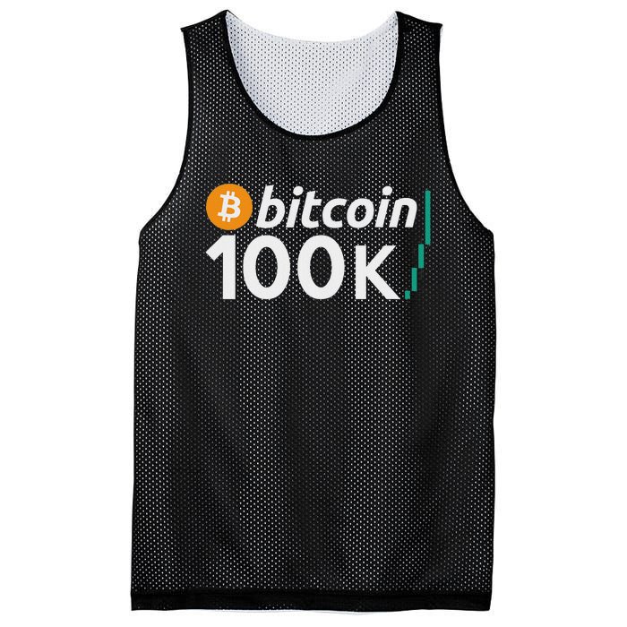 100k Bitcoin Btc To The Moon Cryptocurrency Hodl Mesh Reversible Basketball Jersey Tank