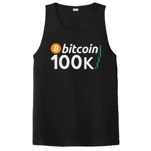 100k Bitcoin Btc To The Moon Cryptocurrency Hodl PosiCharge Competitor Tank