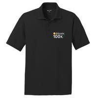 100k Bitcoin Btc To The Moon Cryptocurrency Hodl PosiCharge RacerMesh Polo