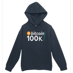 100k Bitcoin Btc To The Moon Cryptocurrency Hodl Urban Pullover Hoodie