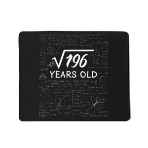 14 Birthday Boy Men Son Him Girl Funny Math 14th Birthday Mousepad