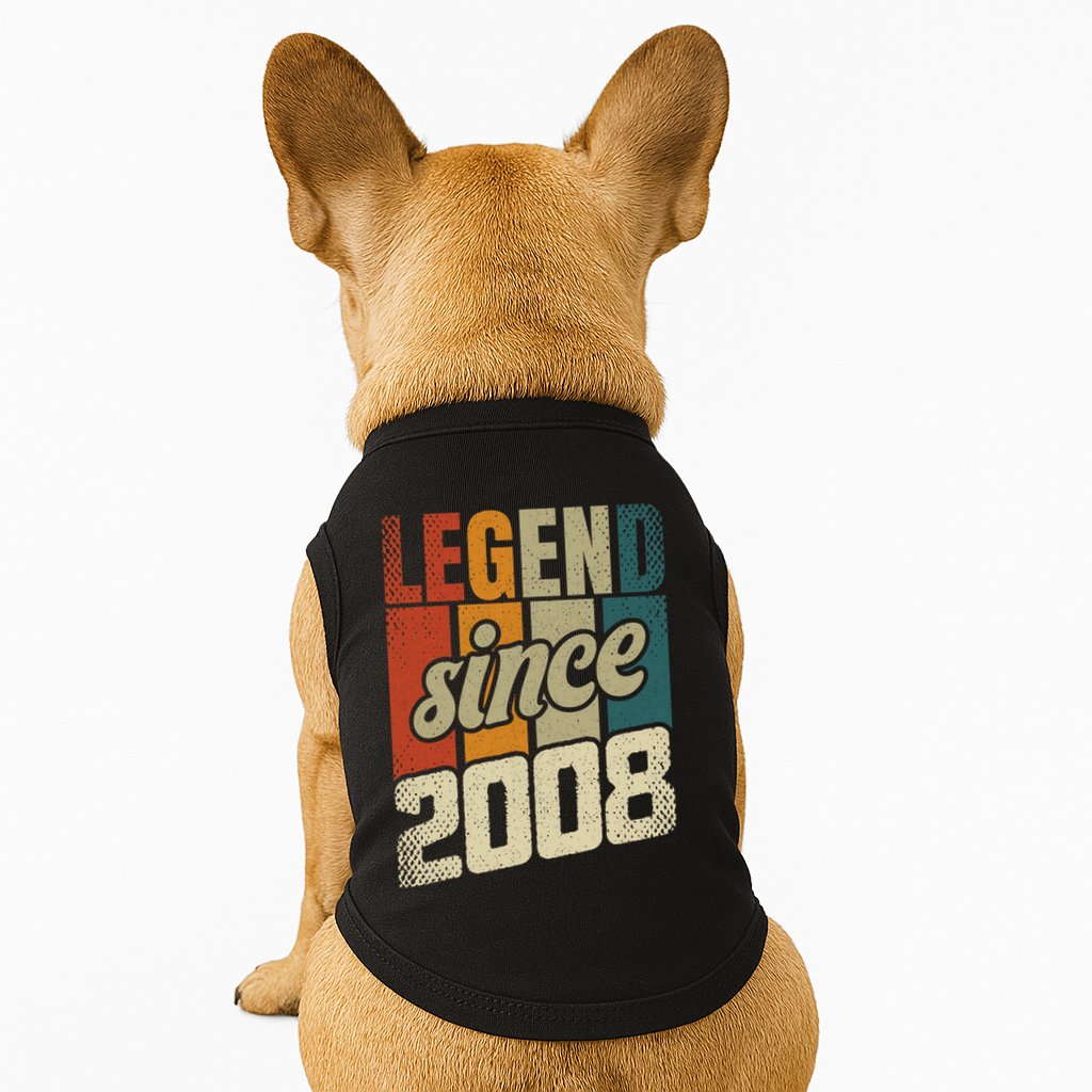 16th Birthday Boy Girl 16 Years 2008 Funny Gift Doggie Tank
