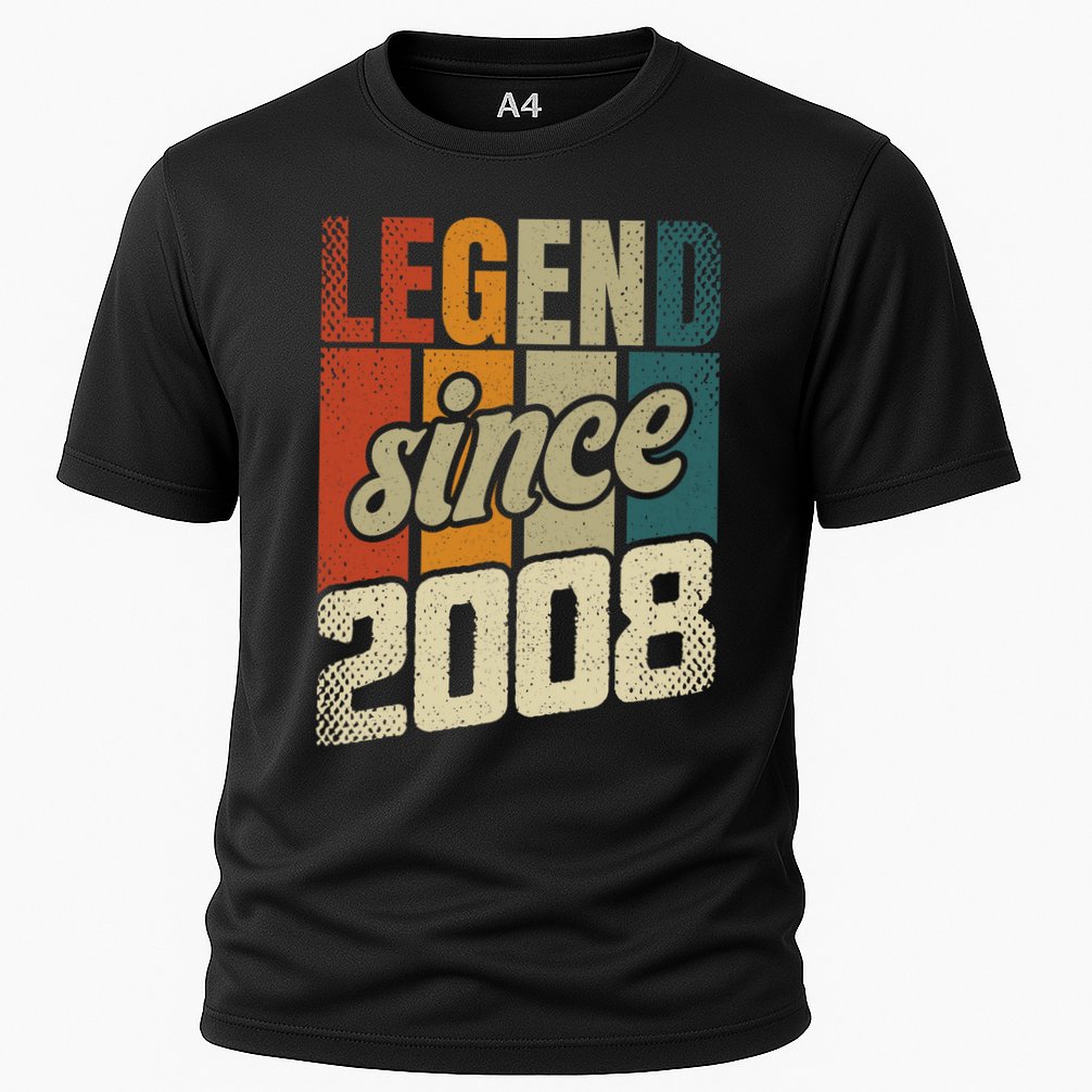 16th Birthday Boy Girl 16 Years 2008 Funny Gift Cooling Performance Crew T-Shirt