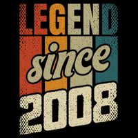 16th Birthday Boy Girl 16 Years 2008 Funny Gift Cooling Performance Crew T-Shirt