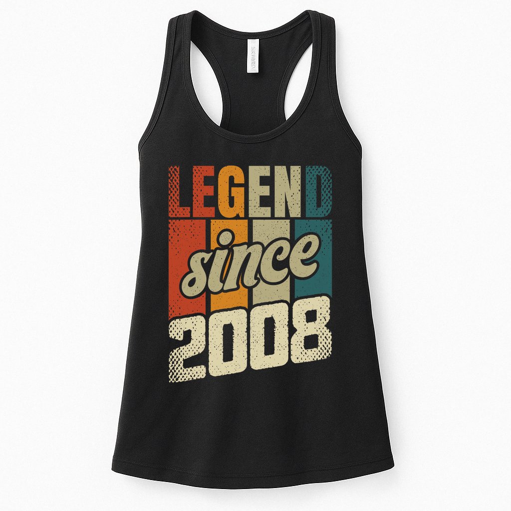 16th Birthday Boy Girl 16 Years 2008 Funny Gift Womens Tank Top