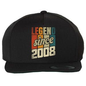 16th Birthday Boy Girl 16 Years 2008 Funny Gift Wool Snapback Cap