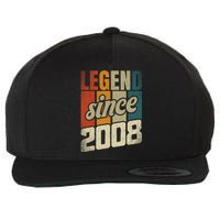 16th Birthday Boy Girl 16 Years 2008 Funny Gift Wool Snapback Cap