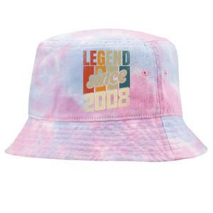 16th Birthday Boy Girl 16 Years 2008 Funny Gift Tie-Dyed Bucket Hat