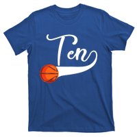 10th Birthday Basketball 10 Year Old Basketball Player Cool Gift T-Shirt