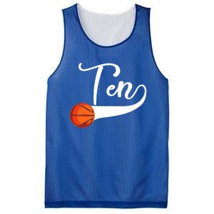 10th Birthday Basketball 10 Year Old Basketball Player Cool Gift Mesh Reversible Basketball Jersey Tank