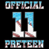 11th Birthday Baseball Drip Preteen Impact Tech Backpack