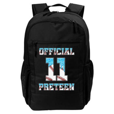 11th Birthday Baseball Drip Preteen Backpack