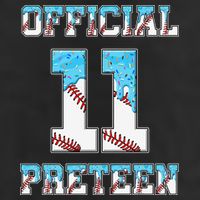 11th Birthday Baseball Drip Preteen Hat