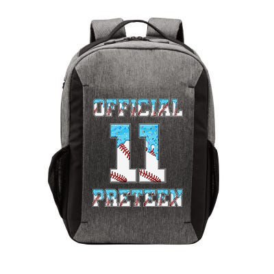 11th Birthday Baseball Drip Preteen Vector Backpack