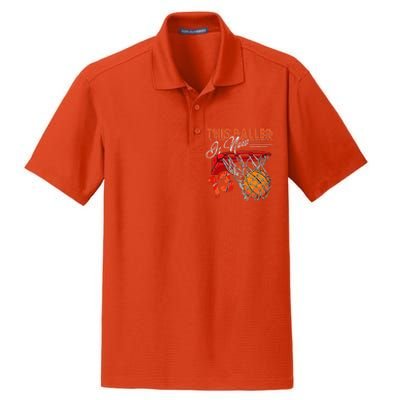 13th Birthday Basketball Funny 13 Years Old Dry Zone Grid Polo