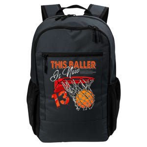 13th Birthday Basketball Funny 13 Years Old Daily Commute Backpack