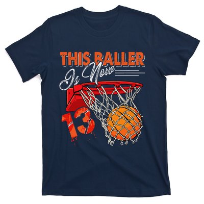 13th Birthday Basketball Funny 13 Years Old T-Shirt