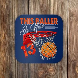 13th Birthday Basketball Funny 13 Years Old Coaster