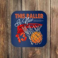 13th Birthday Basketball Funny 13 Years Old Coaster