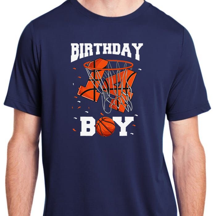 14th Birthday Basketball 14 Year Old Adult ChromaSoft Performance T-Shirt