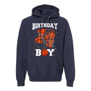 14th Birthday Basketball 14 Year Old Premium Hoodie