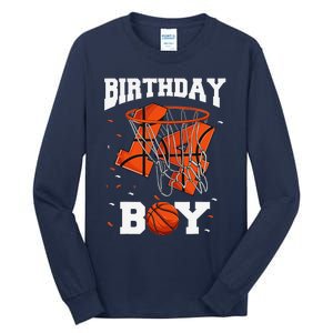 14th Birthday Basketball 14 Year Old Tall Long Sleeve T-Shirt