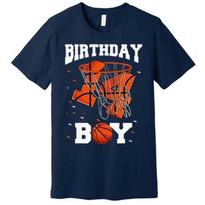 14th Birthday Basketball 14 Year Old Premium T-Shirt