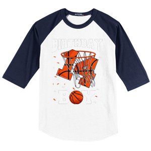 14th Birthday Basketball 14 Year Old Baseball Sleeve Shirt