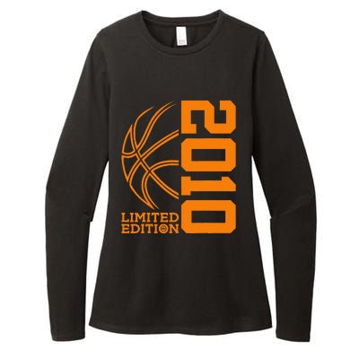 14th Birthday Basketball Limited Edition 2010 Womens CVC Long Sleeve Shirt