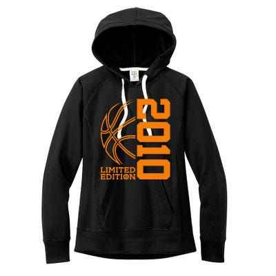 14th Birthday Basketball Limited Edition 2010 Women's Fleece Hoodie