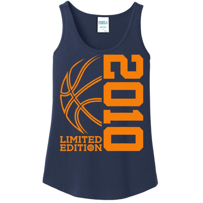 14th Birthday Basketball Limited Edition 2010 Ladies Essential Tank