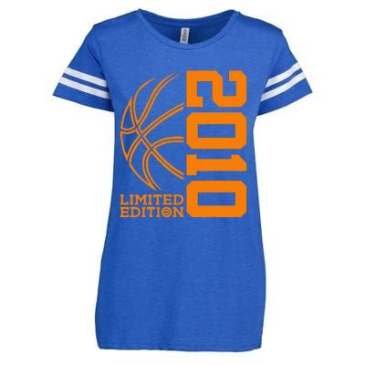 14th Birthday Basketball Limited Edition 2010 Enza Ladies Jersey Football T-Shirt