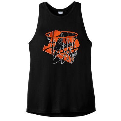 12th Birthday Basketball Cute Gift 12 Year Old Gift Ladies PosiCharge Tri-Blend Wicking Tank