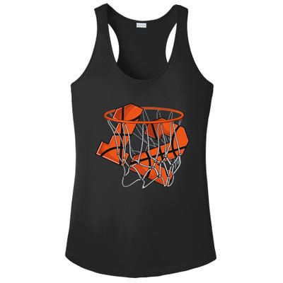 12th Birthday Basketball Cute Gift 12 Year Old Gift Ladies PosiCharge Competitor Racerback Tank