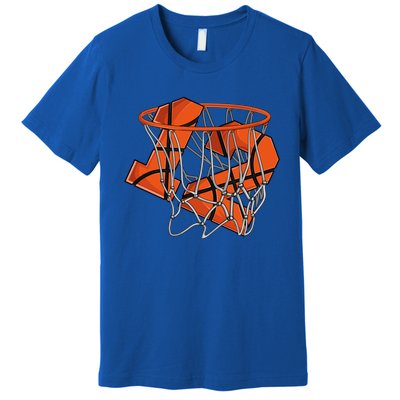 12th Birthday Basketball Cute Gift 12 Year Old Gift Premium T-Shirt