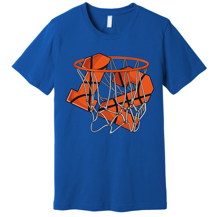 12th Birthday Basketball Cute Gift 12 Year Old Gift Premium T-Shirt