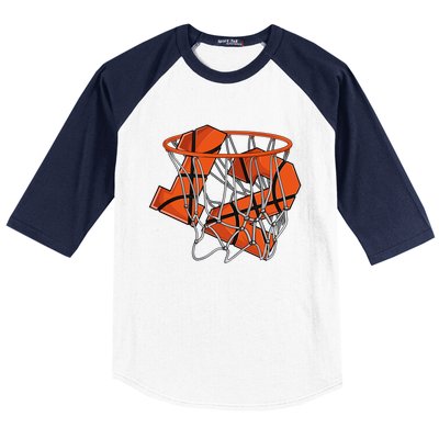 12th Birthday Basketball Cute Gift 12 Year Old Gift Baseball Sleeve Shirt