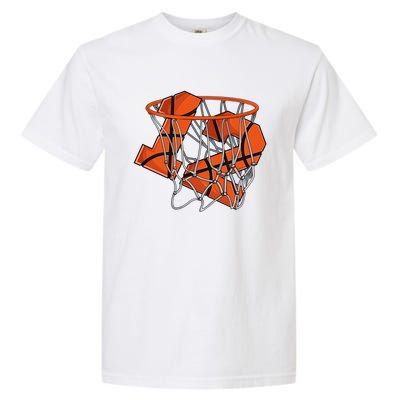 12th Birthday Basketball Cute Gift 12 Year Old Gift Garment-Dyed Heavyweight T-Shirt