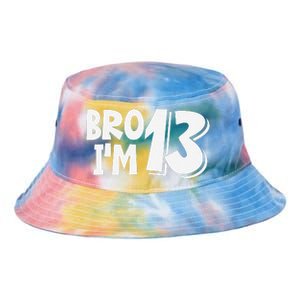 13th Birthday Bro I’m 13 Year Old Thirteen Thirteen Tie Dye Newport Bucket Hat