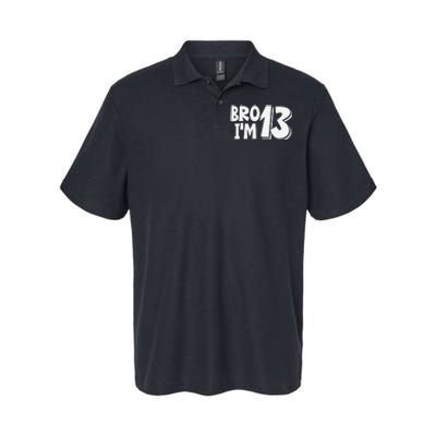 13th Birthday Bro I’m 13 Year Old Thirteen Thirteen Softstyle Adult Sport Polo