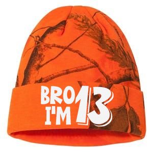 13th Birthday Bro I’m 13 Year Old Thirteen Thirteen Kati Licensed 12" Camo Beanie