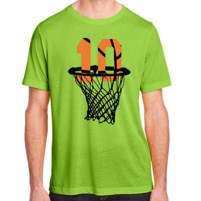 10th Birthday Basketball, 10th Birthday, Basketball , Basketball Player Adult ChromaSoft Performance T-Shirt