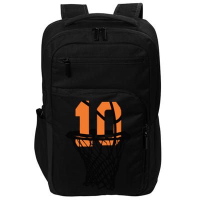 10th Birthday Basketball, 10th Birthday, Basketball , Basketball Player Impact Tech Backpack