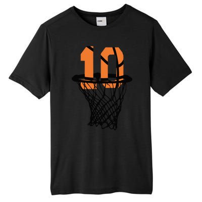 10th Birthday Basketball, 10th Birthday, Basketball , Basketball Player Tall Fusion ChromaSoft Performance T-Shirt