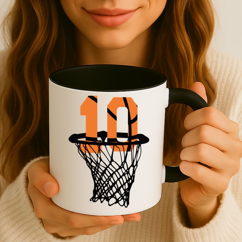 10th Birthday Basketball, 10th Birthday, Basketball , Basketball Player Mug